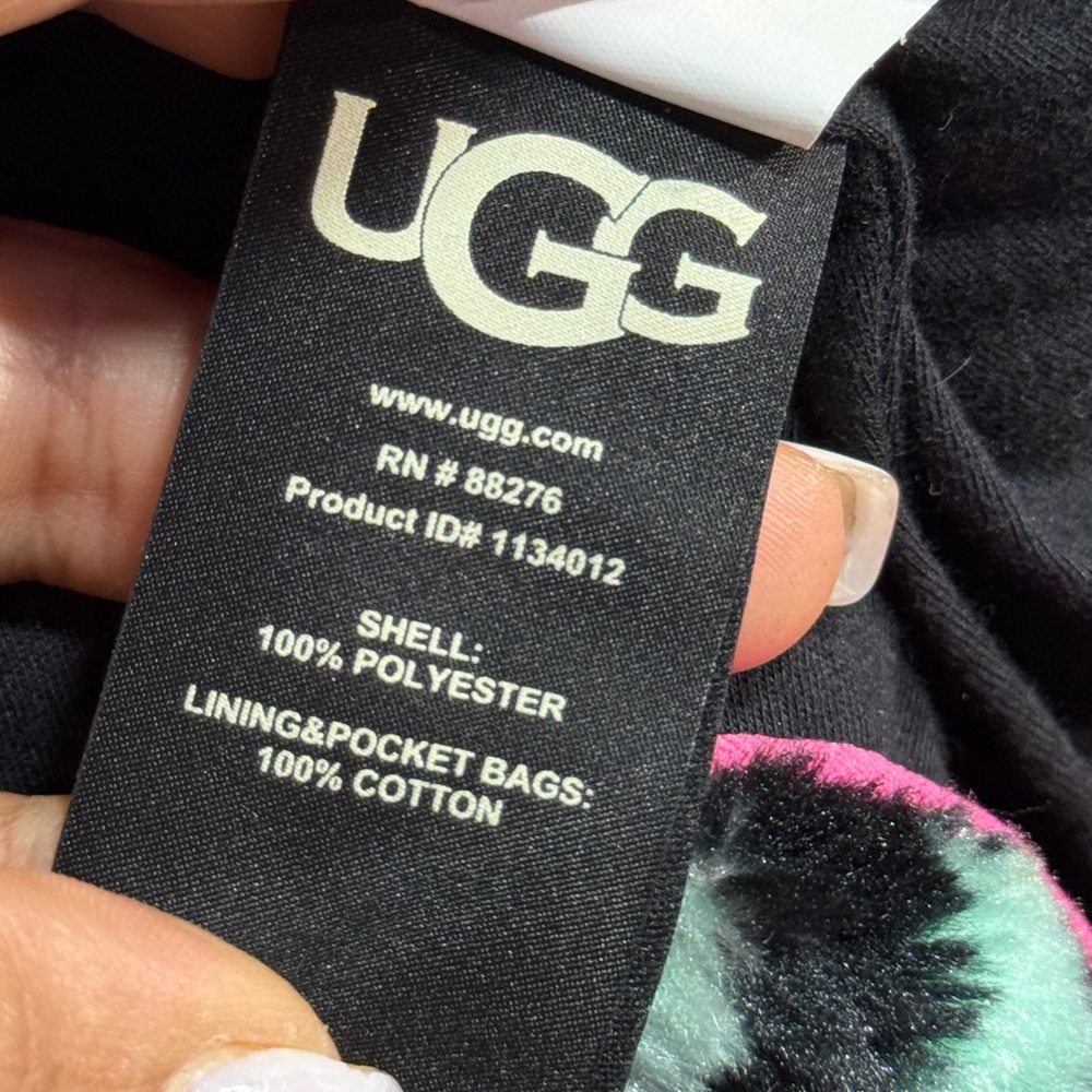 UGG Marlene Faux Fur Jacket  Sz L - Picture 9 of 10